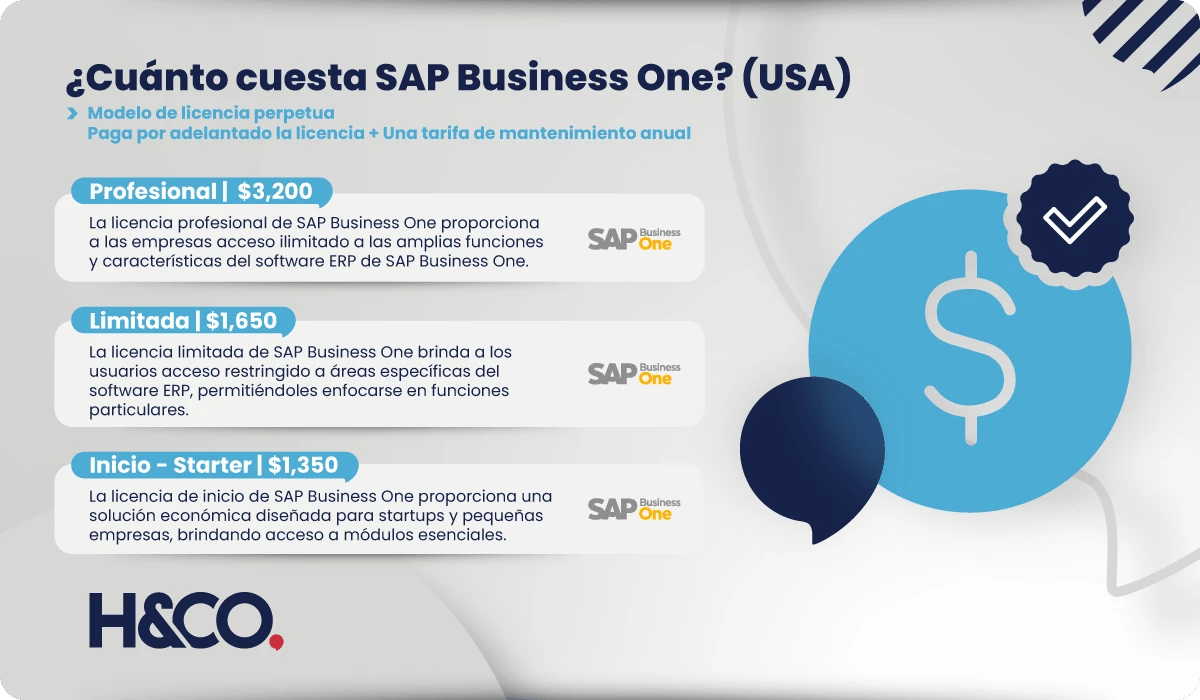 ¿Cuánto cuesta SAP Business One?